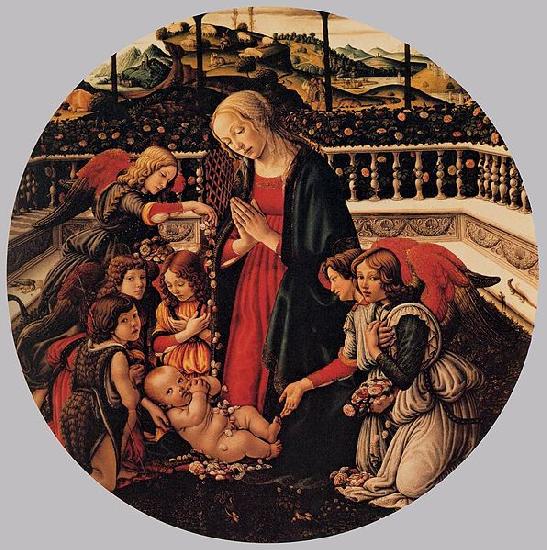 Francesco Botticini Madonna with Child oil painting image